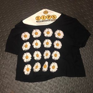 Urban outfitters Black dandelion crop top